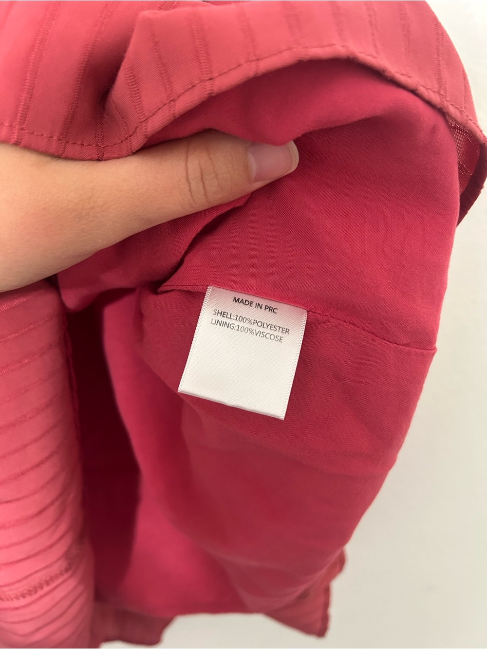 Pink/red Ruffle Hem Dress - Picture 3 of 5